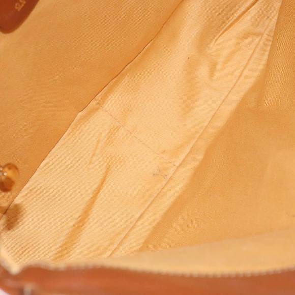 GUCCI Bamboo Hand Bag Leather 2way Brown Gold 001 1705 1638 Auth 92140 - Picture 10 of 16